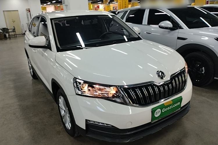 Used Skoda Kamiq 2018 1.5L Automatic Standard Version China V Emission Standard Front Right 45 Deg