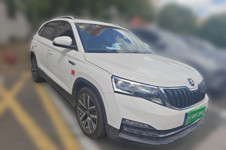 Used Skoda Kamiq 2018 1.5L Automatic Comfort Edition China VI Standard Front Right 45 Deg