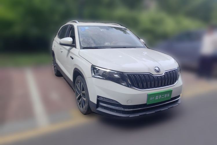 Used Skoda Kamiq 2018 1.5L Automatic Comfort Edition China VI Standard Front Right 45 Deg