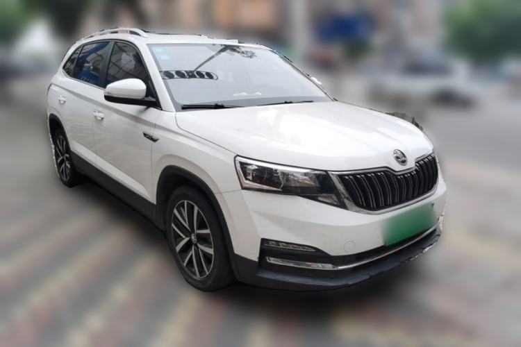 Used Skoda Kamiq 2018 1.5L Automatic Comfort Edition China VI Standard Front Right 45 Deg