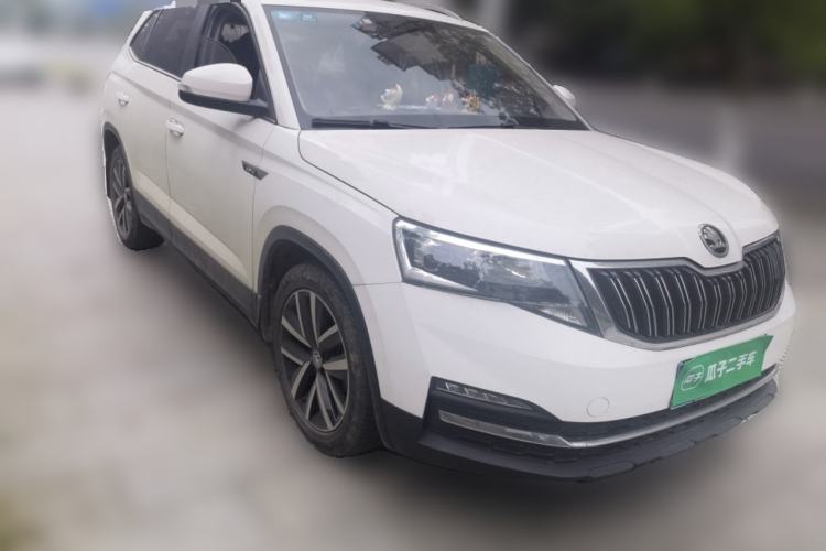 Used Skoda Kamiq 2018 1.5L Automatic Comfort Edition China VI Standard Front Right 45 Deg