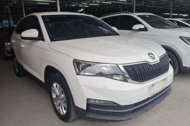 Used Skoda Kamiq 2018 1.5L Automatic Standard Version China V Emission Standard Front Right 45 Deg
