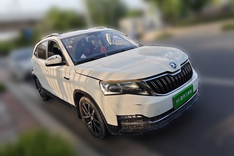 Used Skoda Kamiq 2018 1.5L Automatic Comfort Edition China VI Standard Front Right 45 Deg