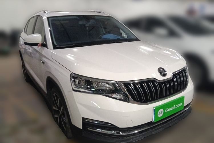 Used Skoda Kamiq 2018 1.5L Automatic Comfort Edition China VI Standard Front Right 45 Deg