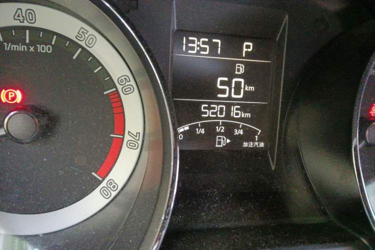 Used Skoda Kamiq 2018 1.5L Automatic Comfort Edition China VI Standard Odometer Close Up