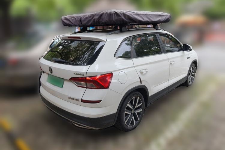 Used Skoda Kamiq 2018 1.5L Automatic Comfort Edition China VI Standard Rear Right 45 Deg
