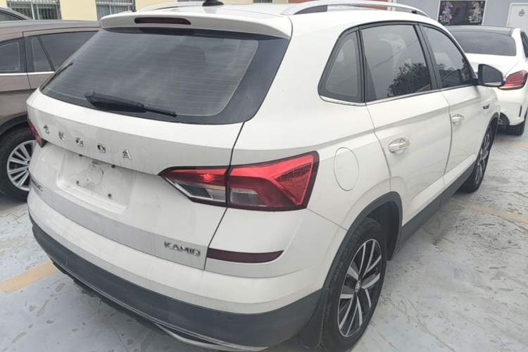 Used Skoda Kamiq 2018 1.5L Automatic Comfort Edition China VI Standard Rear Right 45 Deg