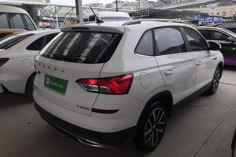 Used Skoda Kamiq 2018 1.5L Automatic Comfort Edition China VI Standard Rear Right 45 Deg