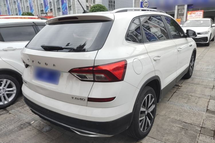 Used Skoda Kamiq 2018 1.5L Automatic Comfort Edition China VI Standard Rear Right 45 Deg