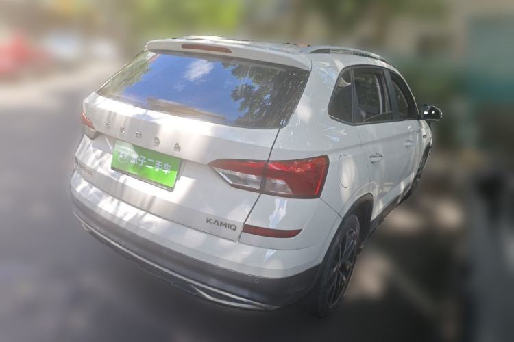 Used Skoda Kamiq 2018 1.5L Automatic Comfort Edition China VI Standard Rear Right 45 Deg