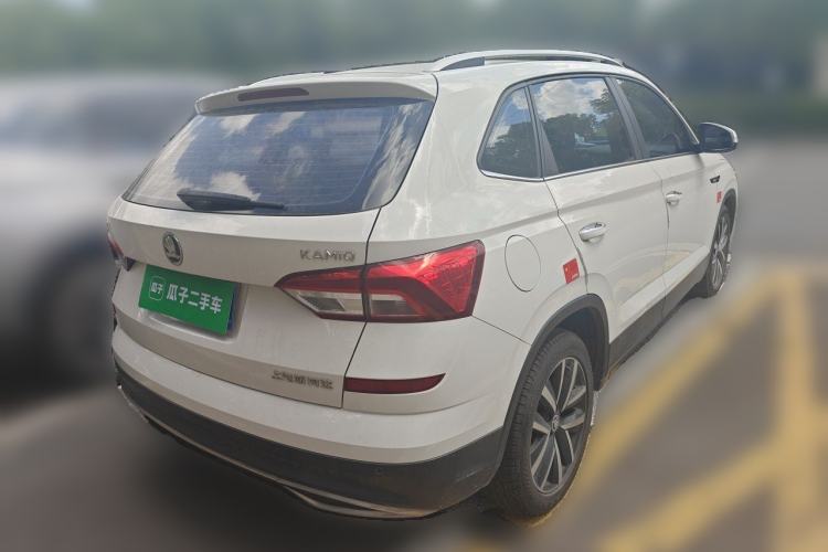 Used Skoda Kamiq 2018 1.5L Automatic Comfort Edition China VI Standard Rear Right 45 Deg