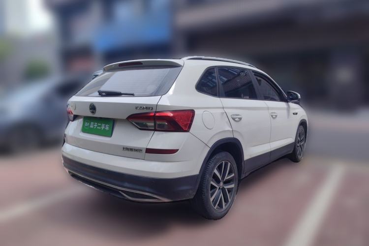 Used Skoda Kamiq 2018 1.5L Automatic Comfort Edition China VI Standard Rear Right 45 Deg