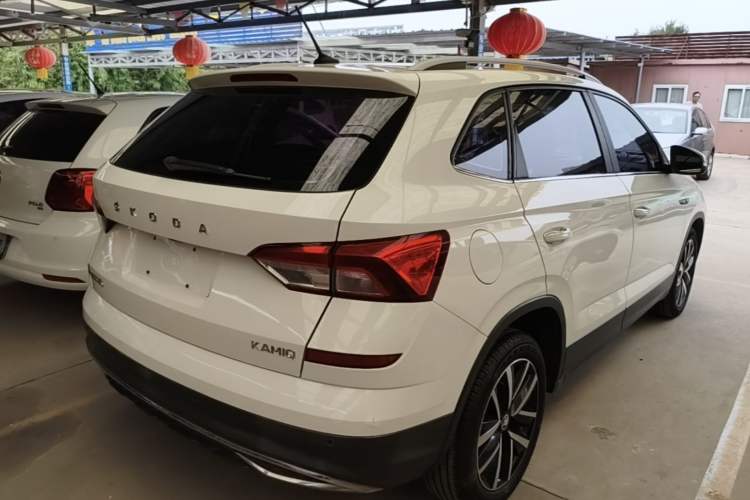 Used Skoda Kamiq 2018 1.5L Automatic Comfort Edition China VI Standard Rear Right 45 Deg