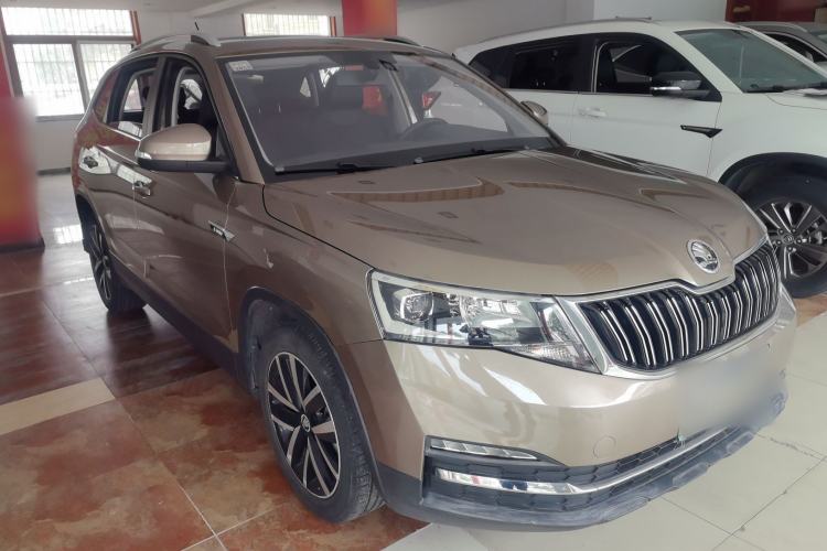 Used Skoda Kamiq 2018 1.5L Automatic Comfort Edition China VI Standard Front Right 45 Deg