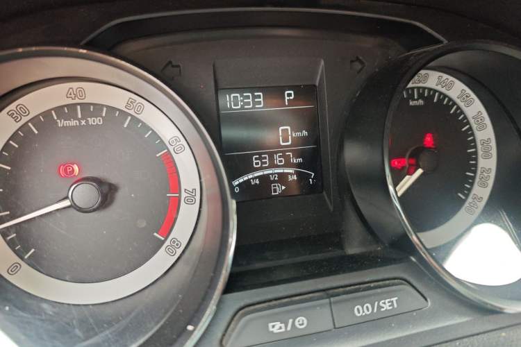 Used Skoda Kamiq 2018 1.5L Automatic Standard Edition China VI Odometer Close Up