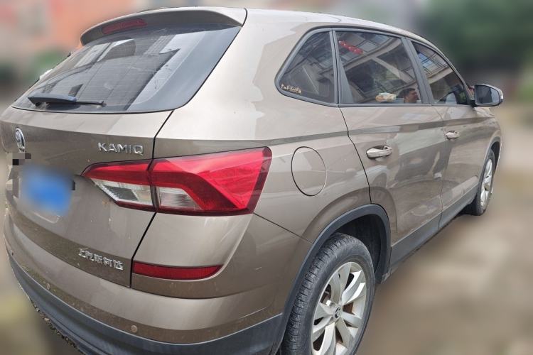 Used Skoda Kamiq 2018 1.5L Automatic Standard Edition China VI Rear Right 45 Deg