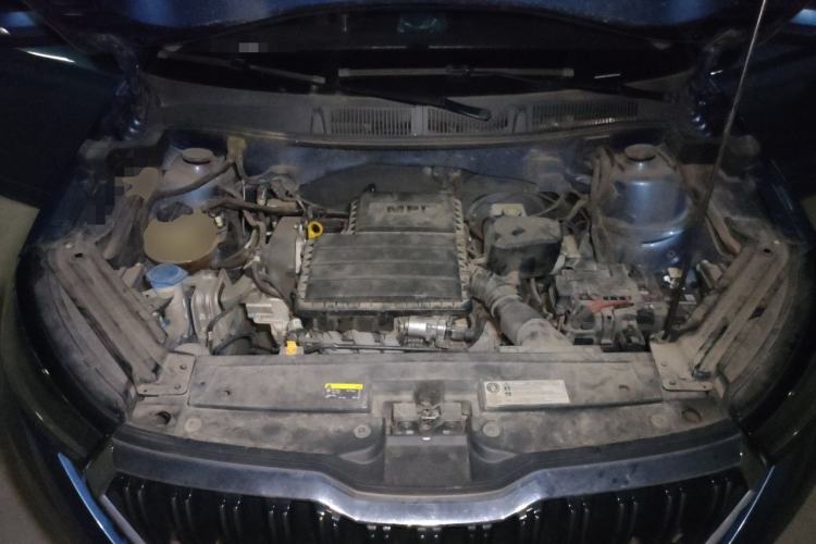 Used Skoda Kamiq 2020 GT 1.5L Automatic Flagship Model China VI Standard Engine Bay