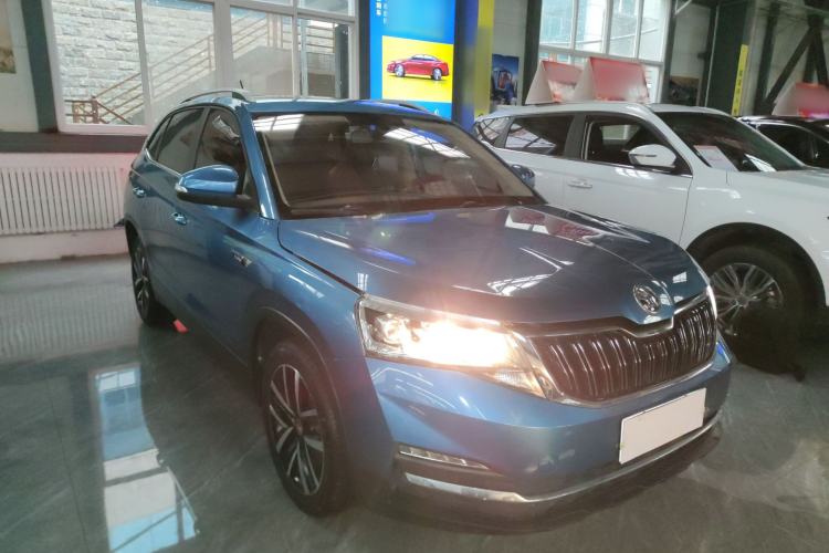 Used Skoda Kamiq 2020 1.5L Automatic Comfort Edition Front Right 45 Deg
