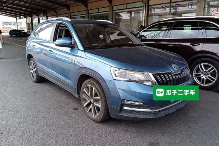 Used Skoda Kamiq 2020 1.5L Automatic Comfort Edition Front Right 45 Deg