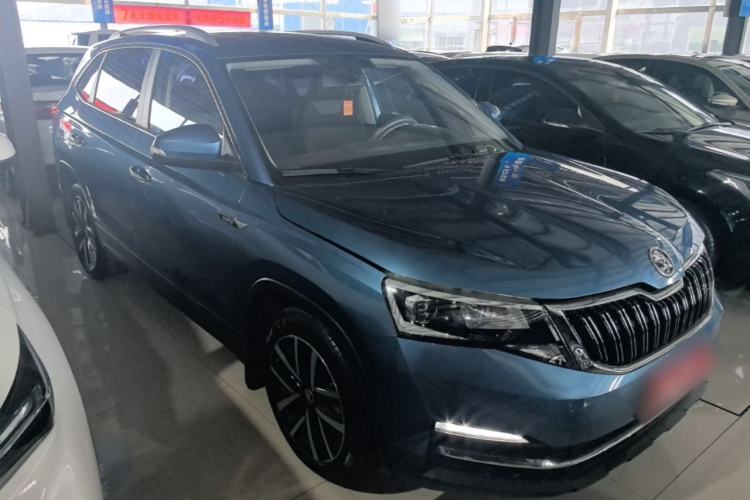 Used Skoda Kamiq 2020 1.5L Automatic Comfort Edition Front Right 45 Deg