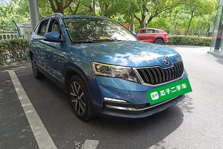 Used Skoda Kamiq 2020 1.5L Automatic Comfort Edition Front Right 45 Deg