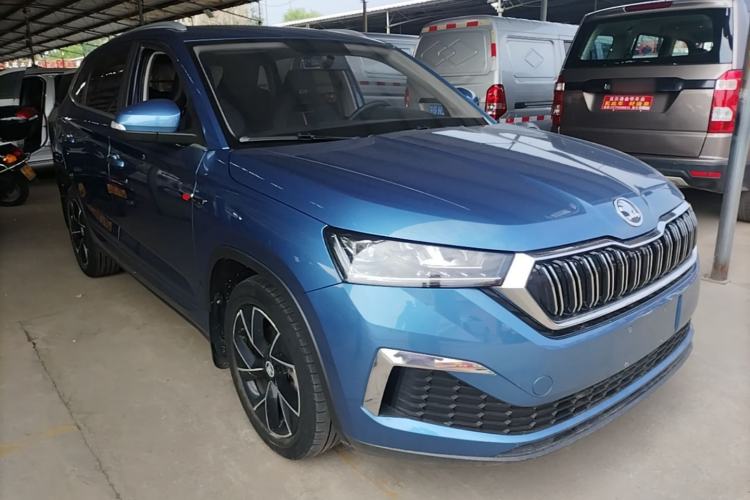 Used Skoda Kamiq 2020 GT 1.5L Automatic Flagship Model China VI Standard Front Right 45 Deg