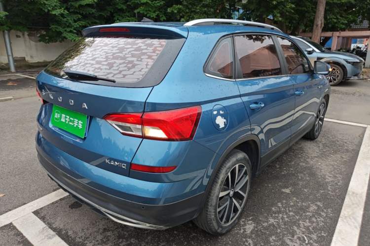 Used Skoda Kamiq 2020 1.5L Automatic Comfort Edition Rear Right 45 Deg