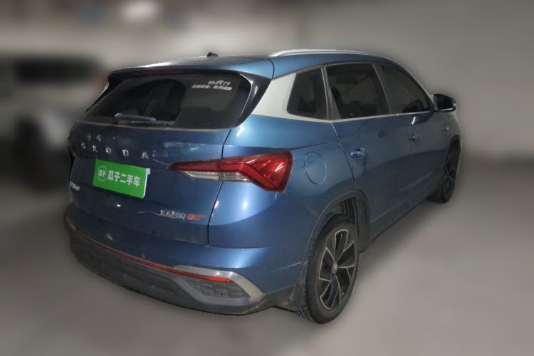 Used Skoda Kamiq 2020 GT 1.5L Automatic Flagship Model China VI Standard Rear Right 45 Deg