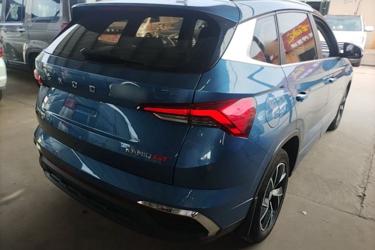 Used Skoda Kamiq 2020 GT 1.5L Automatic Flagship Model China VI Standard Rear Right 45 Deg
