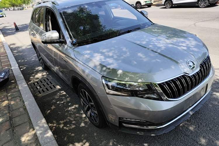Used Skoda Kamiq 2020 1.5L Automatic Comfort Edition Front Right 45 Deg