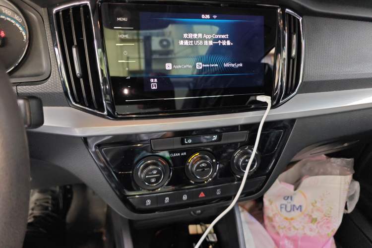 Used Skoda Kamiq 2020 GT 1.5L Automatic Flagship Model China VI Standard Audio And AC Panel