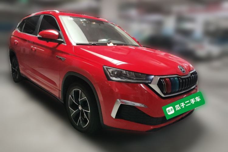 Used Skoda Kamiq 2020 Facelifted GT 1.5L Automatic Flagship Version China VI Standard Front Right 45 Deg