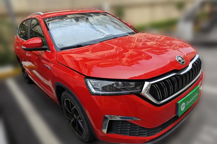 Used Skoda Kamiq 2020 GT 1.5L Automatic Flagship Model China VI Standard Front Right 45 Deg