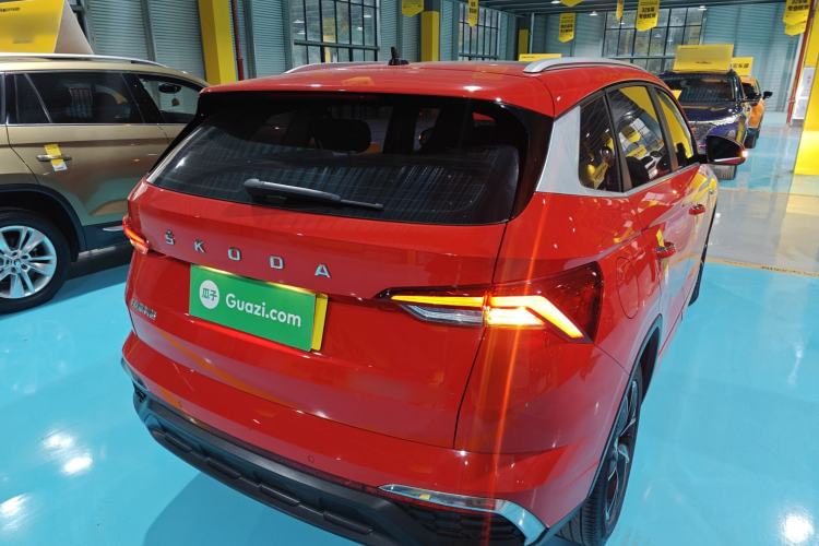 Used Skoda Kamiq 2020 GT 1.5L Automatic Flagship Model China VI Standard Rear Right 45 Deg