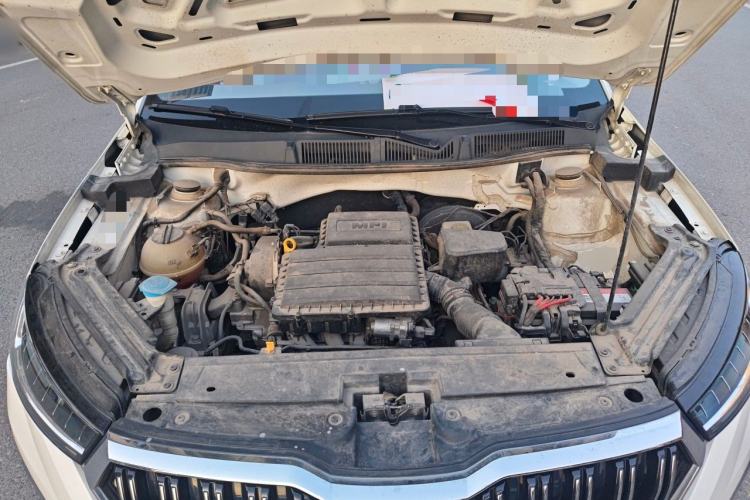 Used Skoda Kamiq 2020 GT 1.5L Automatic Flagship Model China VI Standard Engine Bay