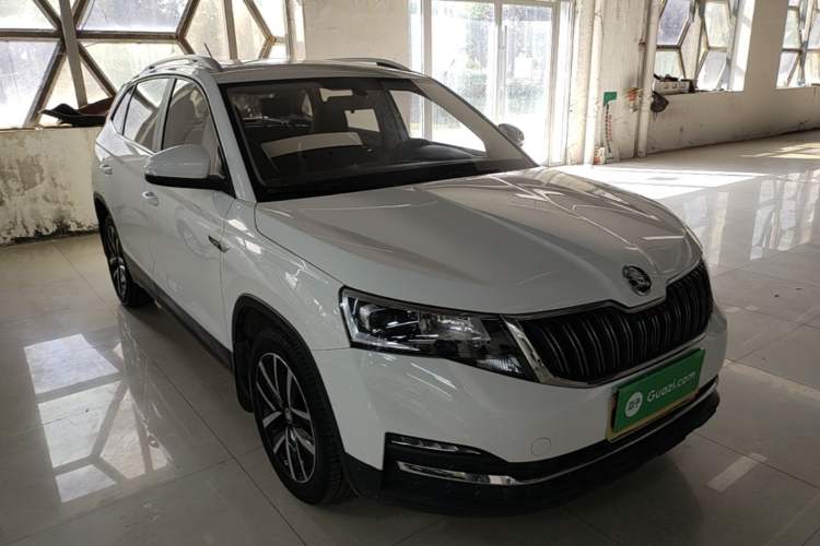 Used Skoda Kamiq 2020 1.5L Automatic Comfort Edition Front Right 45 Deg