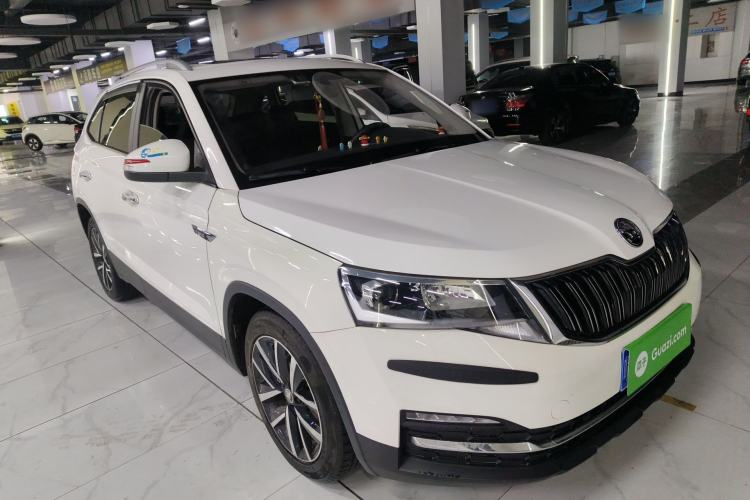 Used Skoda Kamiq 2020 1.5L Automatic Comfort Edition Front Right 45 Deg