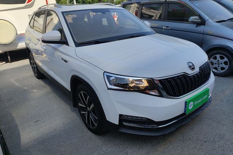 Used Skoda Kamiq 2020 1.5L Automatic Comfort Edition Front Right 45 Deg