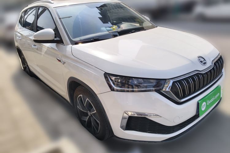 Used Skoda Kamiq 2020 Facelifted GT 1.5L Automatic Flagship Version China VI Standard Front Right 45 Deg