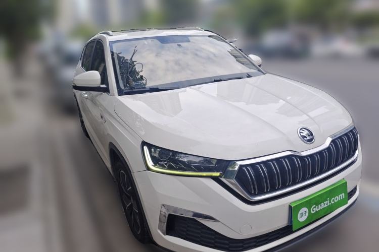 Used Skoda Kamiq 2020 Facelifted GT 1.5L Automatic Flagship Version China VI Standard Front Right 45 Deg