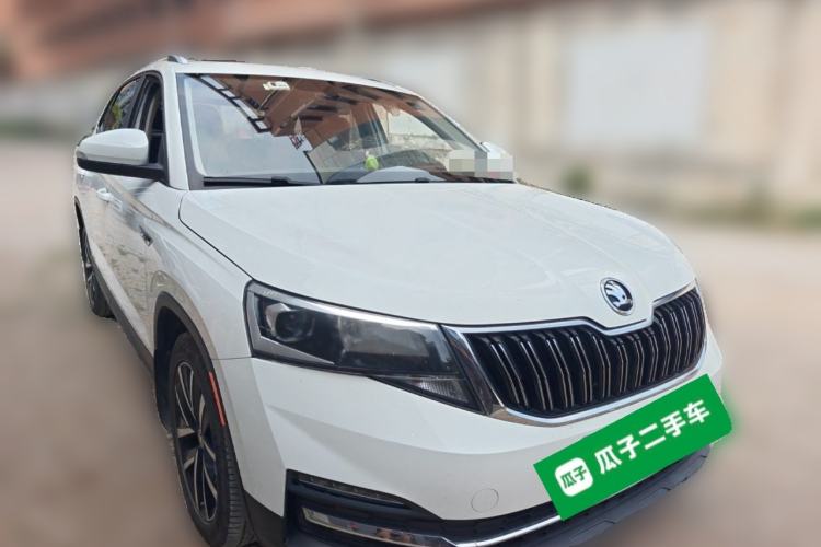 Used Skoda Kamiq 2020 1.5L Automatic Comfort Edition Front Right 45 Deg