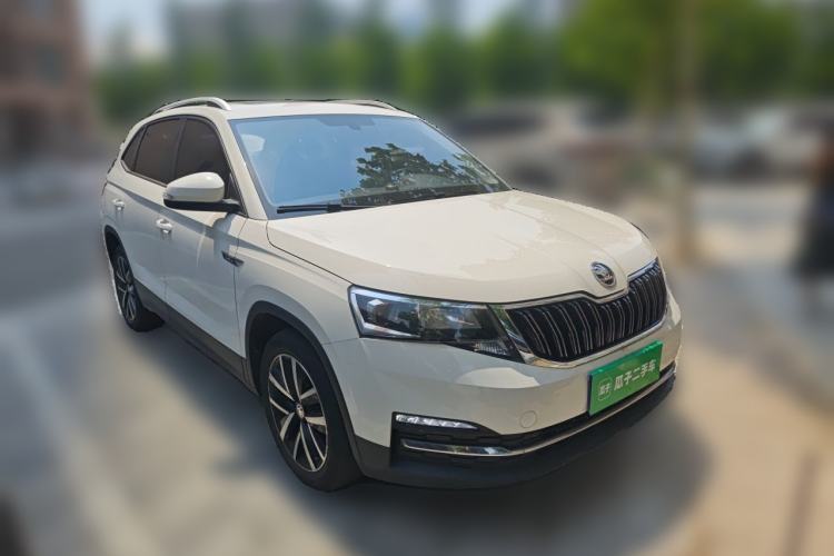 Used Skoda Kamiq 2020 1.5L Automatic Comfort Edition Front Right 45 Deg