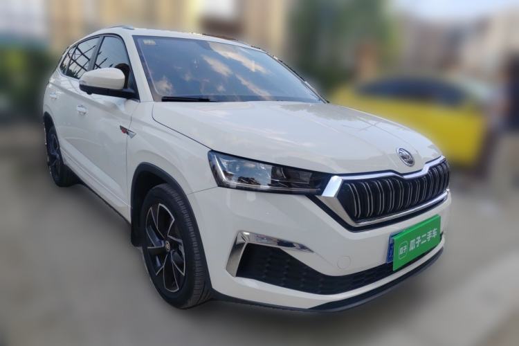 Used Skoda Kamiq 2020 Facelifted GT 1.5L Automatic Flagship Version China VI Standard Front Right 45 Deg