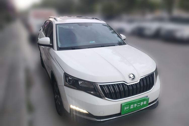 Used Skoda Kamiq 2020 1.5L Automatic Comfort Edition Front Right 45 Deg