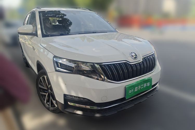 Used Skoda Kamiq 2020 1.5L Automatic Comfort Edition Front Right 45 Deg