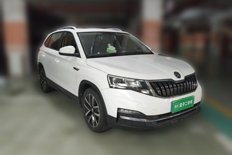 Used Skoda Kamiq 2020 1.5L Automatic Comfort Edition Front Right 45 Deg