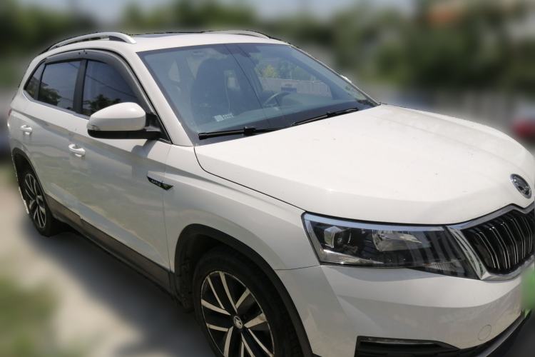 Used Skoda Kamiq 2020 1.5L Automatic Comfort Edition Front Right 45 Deg