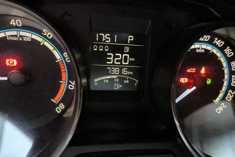 Used Skoda Kamiq 2020 1.5L Automatic Comfort Edition Odometer Close Up