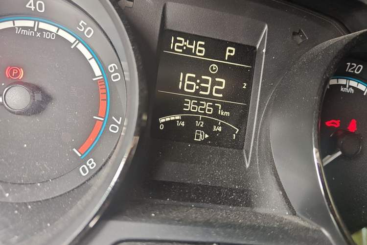Used Skoda Kamiq 2020 Facelifted GT 1.5L Automatic Flagship Version China VI Standard Odometer Close Up