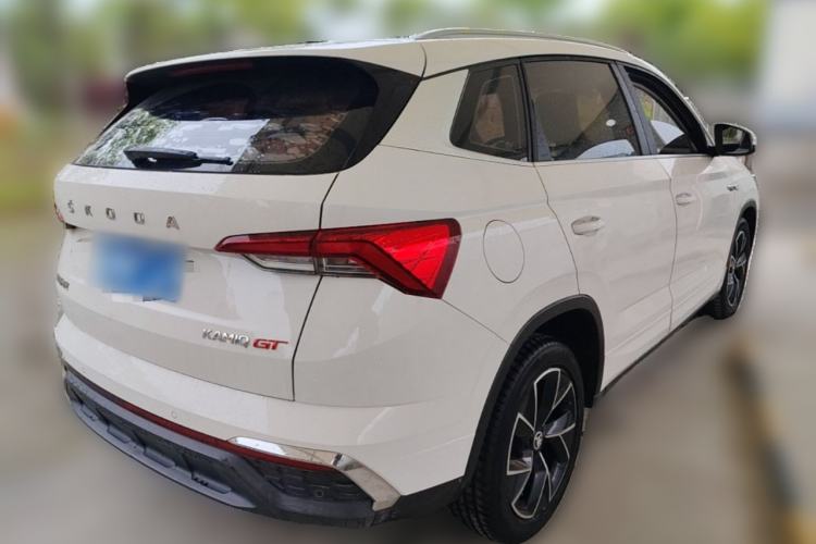 Used Skoda Kamiq 2020 Facelifted GT 1.5L Automatic Flagship Version China VI Standard Rear Right 45 Deg